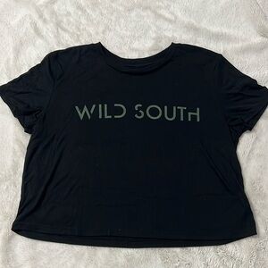Wild South - crop t-shirt size medium